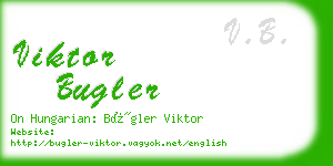 viktor bugler business card